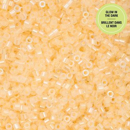 Cylin Bead 11/0 Glow in Dark AB Light Yellow