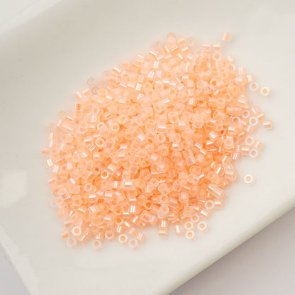 Cylin Bead 11/0 Glow in Dark AB Orange