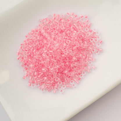 Cylin Bead 11/0 Glow in Dark Pink Neon