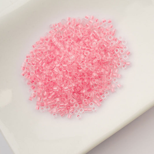 Cylin Bead 11/0 Glow in Dark Pink Neon