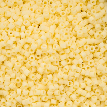 Cylin Bead 11/0 Matte Macaron Butter Cream