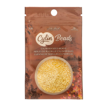 Cylin Bead 11/0 Matte Macaron Butter Cream