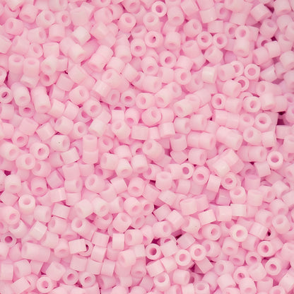 Cylin Bead 11/0 Matt Macaron Pink Cotton Candy - Alberta Bead Store