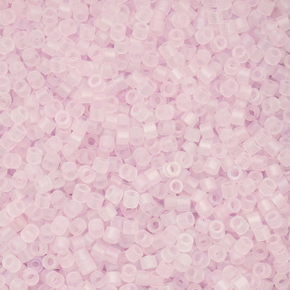 Cylin Bead 11/0 Matt Macaron AB Pale Lavander - Alberta Bead Store