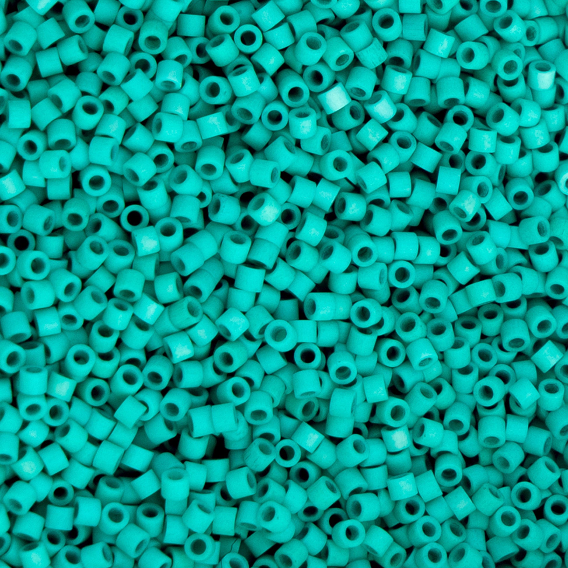 Cylin Bead 11/0 Turquoise Green - Alberta Bead Store