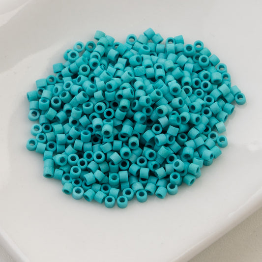 Cylin Bead 11/0 Turquoise Green - Alberta Bead Store
