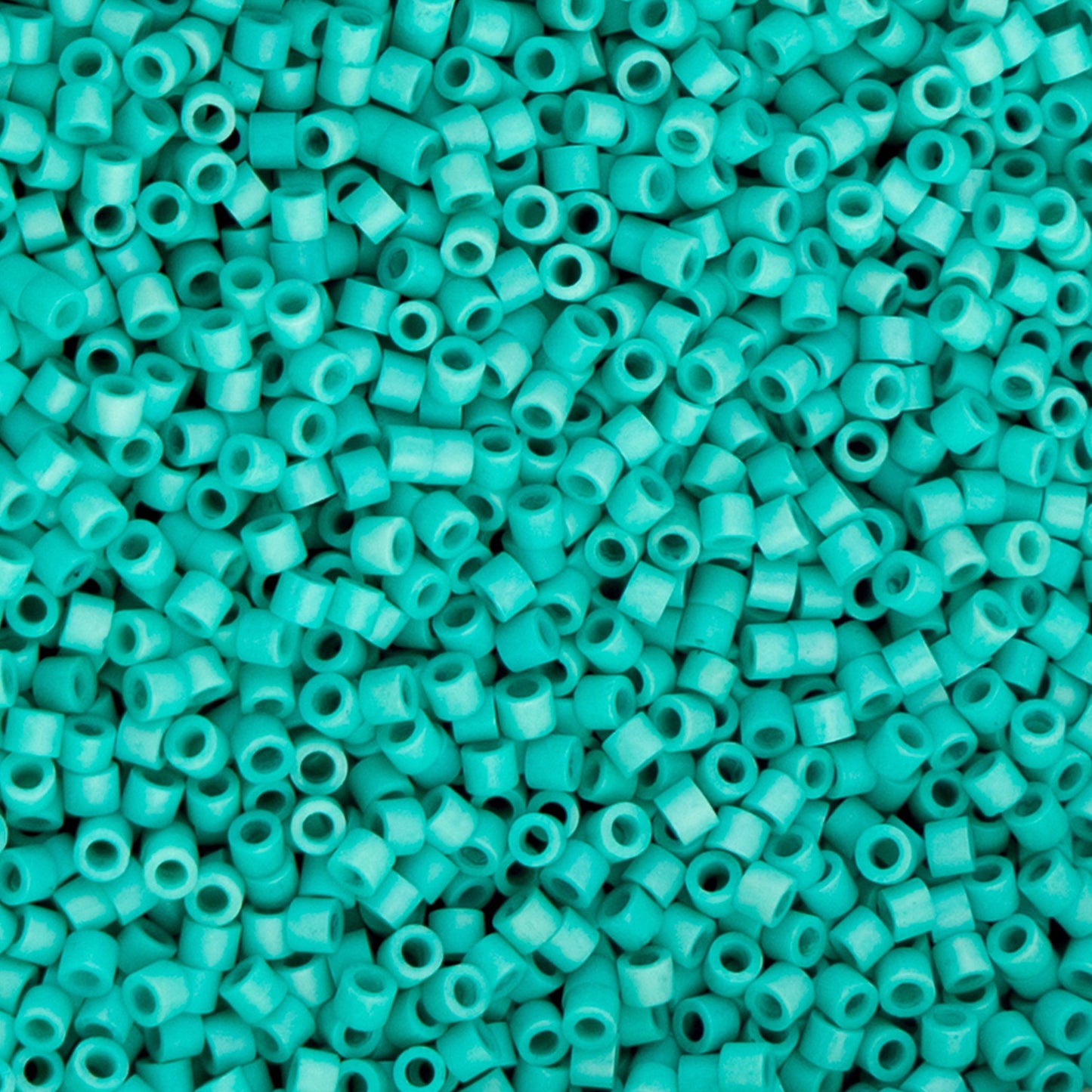Cylin Bead 11/0 Opaque Turquoise Green