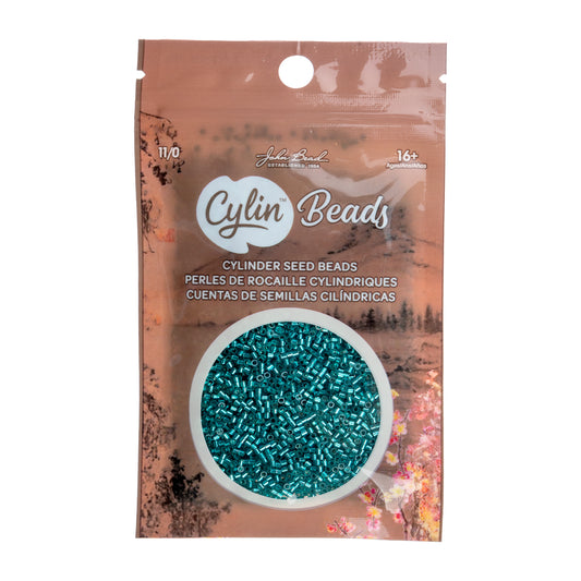Cylin Bead 11/0 Tropic Teal S/L - Alberta Bead Store