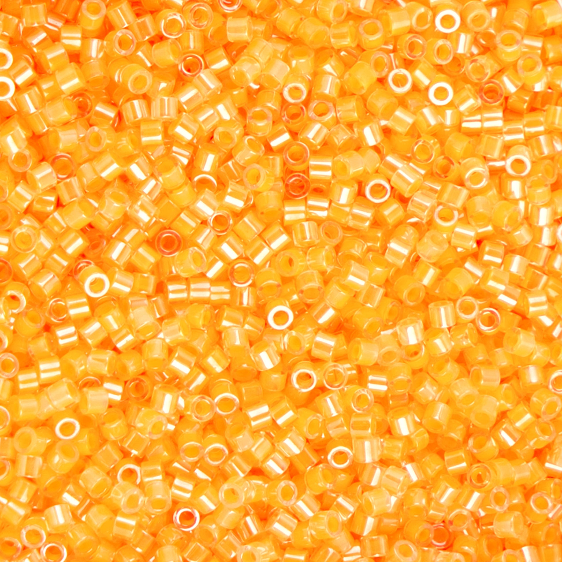 Cylin Bead 11/0 Neon Light Orange - Alberta Bead Store