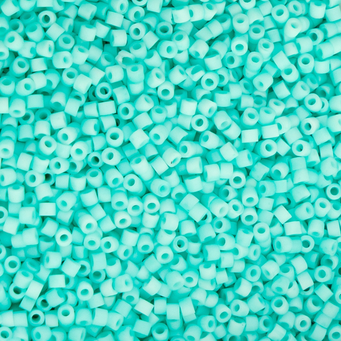 Cylin Bead 11/0 Matt Macaron Green Turquoise - Alberta Bead Store