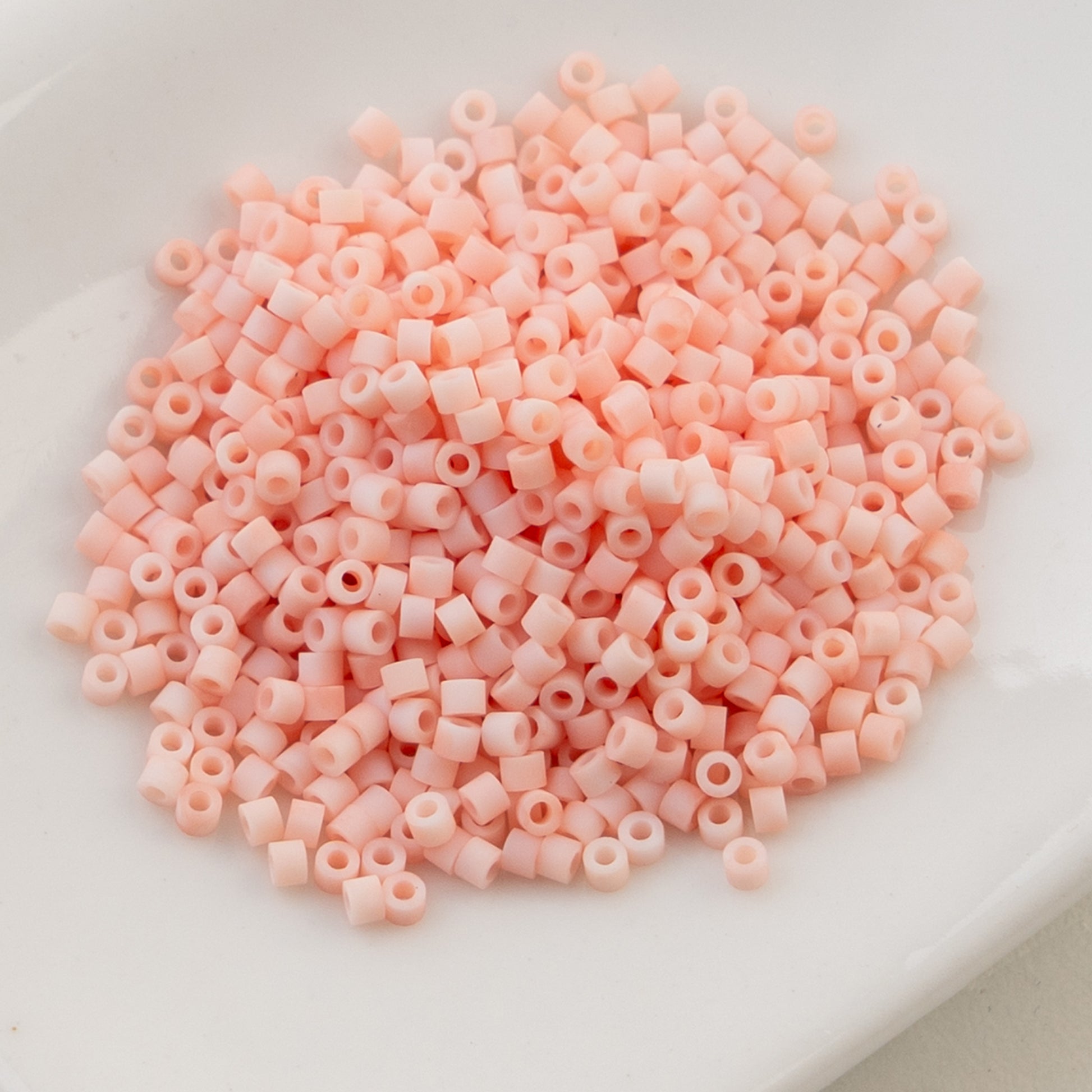 Cylin Bead 11/0 Matt Macaron Tangerine - Alberta Bead Store