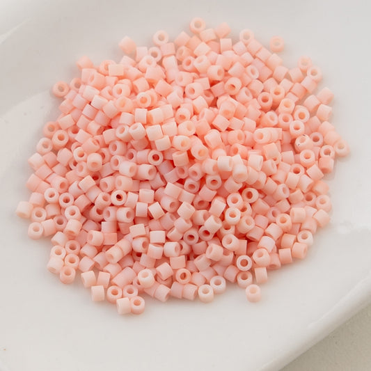 Cylin Bead 11/0 Matt Macaron Tangerine - Alberta Bead Store