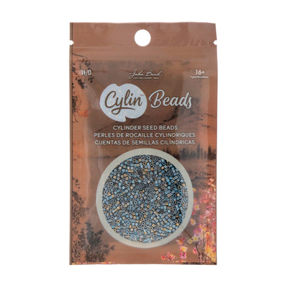 Cylin Bead 11/0 Gilded Halo Celestial