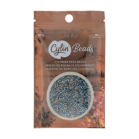 Cylin Bead 11/0 Gilded Halo Celestial