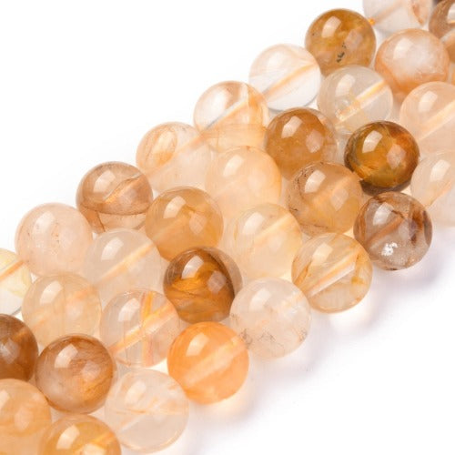 Golden Healer Gemstone Beads - All Sizes - Premium Beads from Crystals and Sun Signs Co - Shop now at Witches Ink LTD