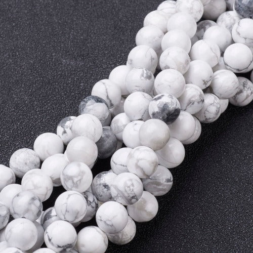 Howlite Gemstone Beads | Alberta Bead Store