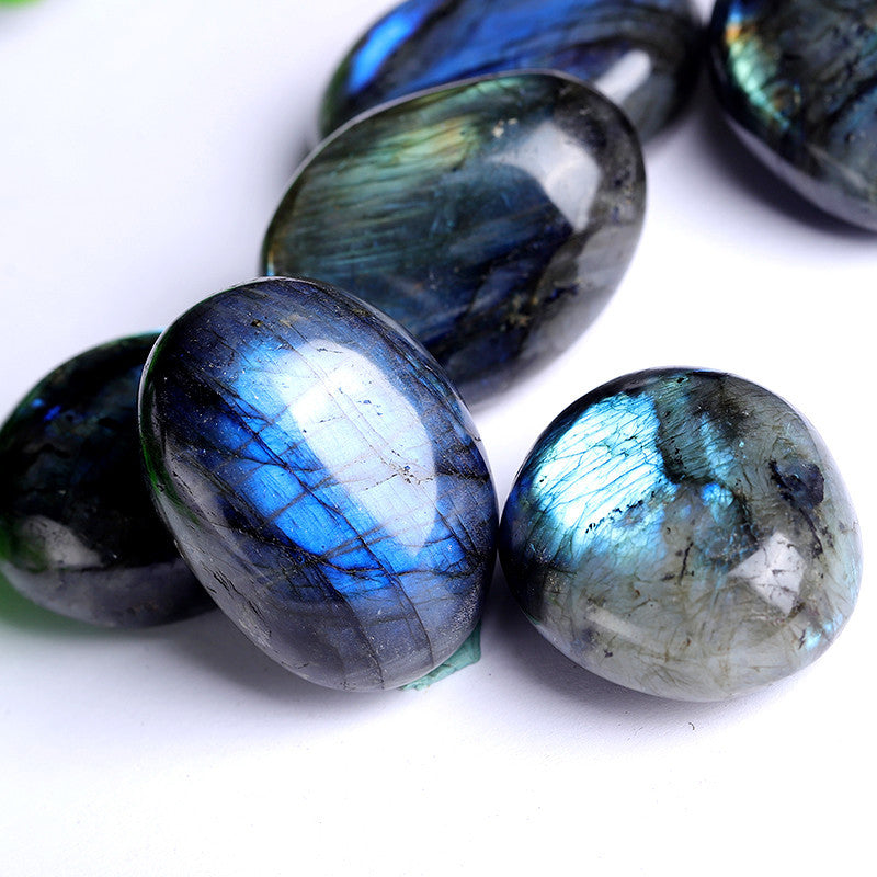 Labradorite Cabochon Oval Shape - Premium Cabochon from Crystals and Sun Signs Co - Shop now at Witches Ink LTD