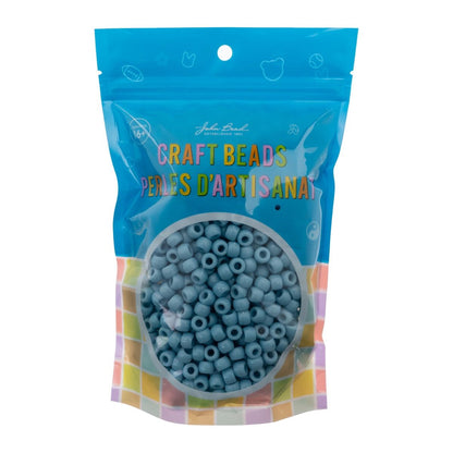 Crow Bead/Pony Bead Opaque 9mm Light Blue