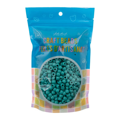 Crow Bead/Pony Bead Opaque 9mm Light Turquoise