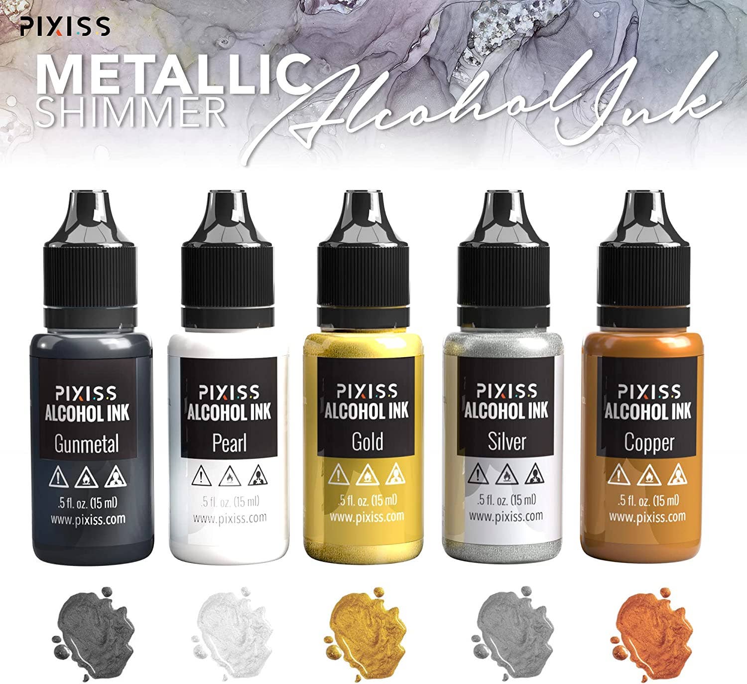 Metallic Alcohol Inks - Alberta Bead Store