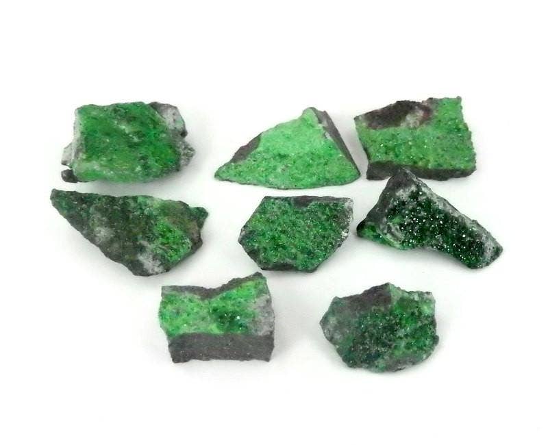 Crystal Uvarovite Stone - Rare Stone