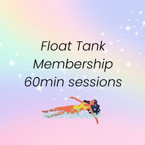 Float Session Monthly Membership ~ 60min | Crystals and Sun Signs