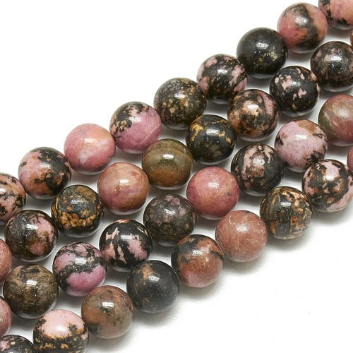 Rhodonite Gemstone Beads | Alberta Bead Store