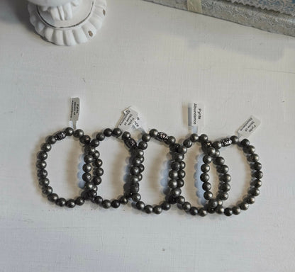 Pyrite Gemstone Bracelet