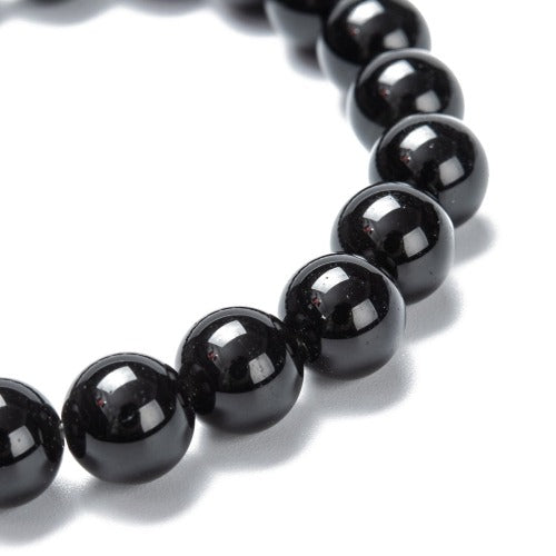 Obsidian Gemstone Bead Bracelet - Premium Bracelet from Crystals and Sun Signs Co - Shop now at Witches Ink LTD