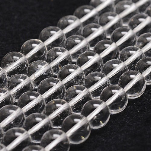 Clear Quartz Gemstone Bead | Alberta Bead Store