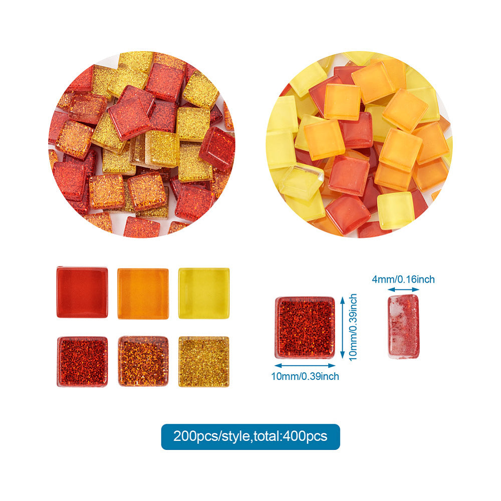 Mosaic Glass Sunset 400pcs | Alberta Bead Store