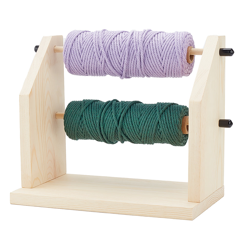 Wood Spool Organizer - Alberta Bead Store