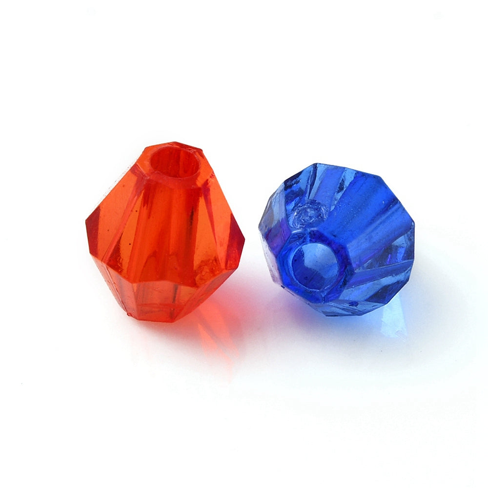 Acrylic Bicone Bead Kit 7 Colors 315pcs