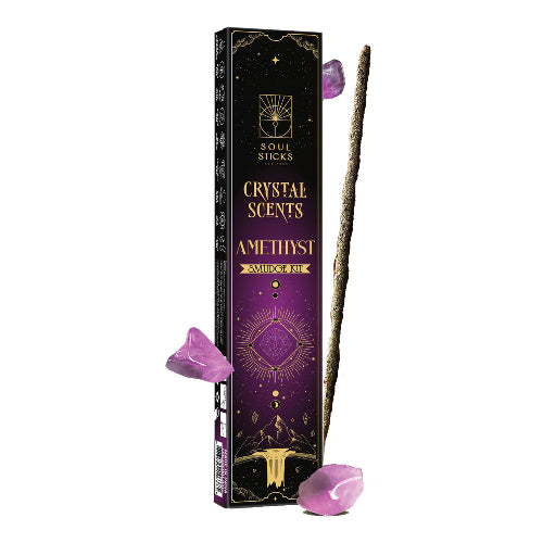 Amethyst Crystal Scents Incense Sticks | Crystals and Sun Signs
