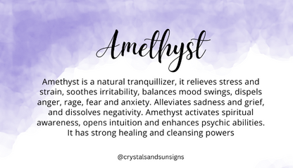 Amethyst spiritual healing properties