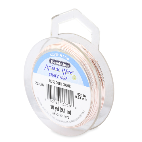 Artistic Wire 22ga Rose Gold 10yrd