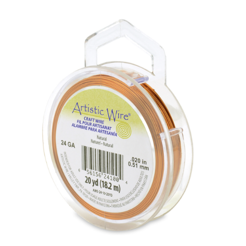 Artistic Wire 24ga Natural Copper 20yd | Alberta Bead Store