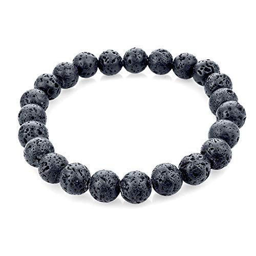 Black lava Stone Bracelet for essential oils