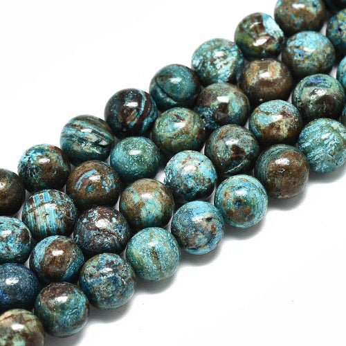 Blue Wave Jasper Gemstone Bead (Dyed) - Alberta Bead Store