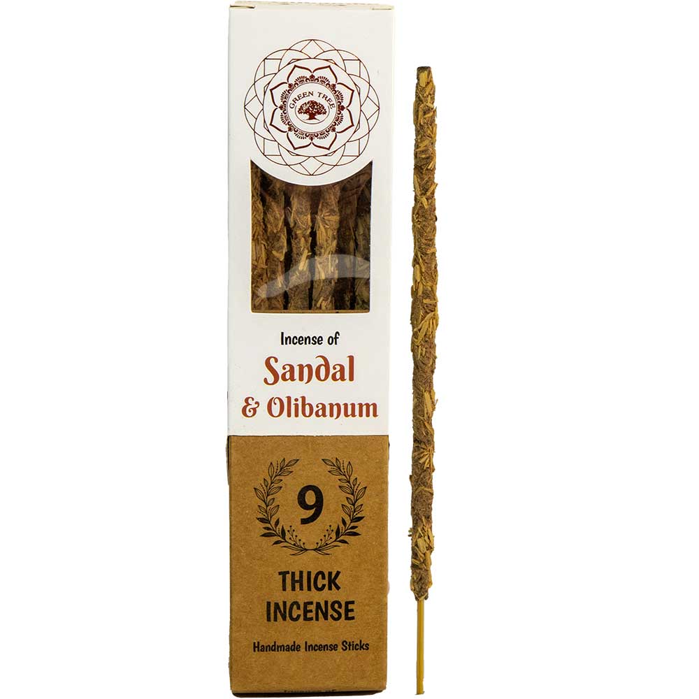 Botanical Incense Sandal & Olibanum - Crystals and Sun Signs