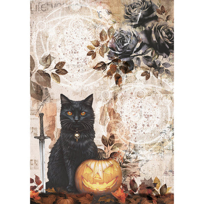 Rice Paper A5 MIXED 8/Pkg Dark Academia - Ecstasy Crafts