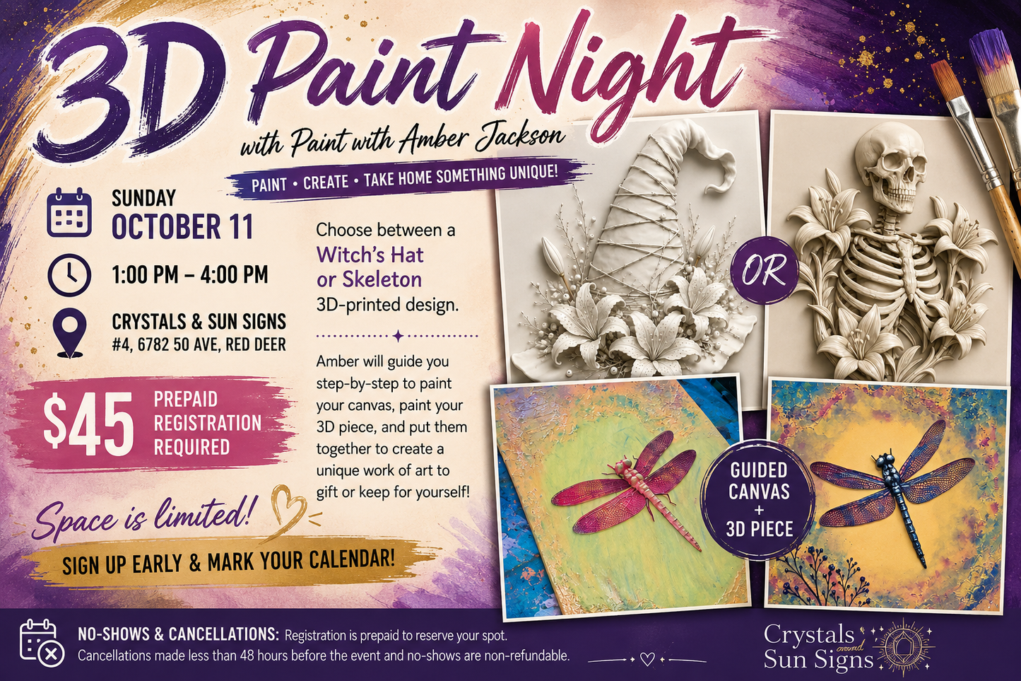 3D Art Paint Night