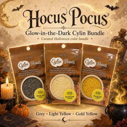Hocus Pocus – Lot de perles de rocaille Cylin