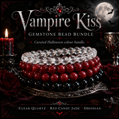 Lot de perles précieuses Baiser du vampire