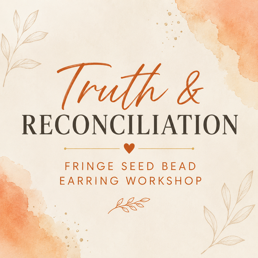 Atelier de boucles d'oreilles à franges « Vérité et réconciliation »