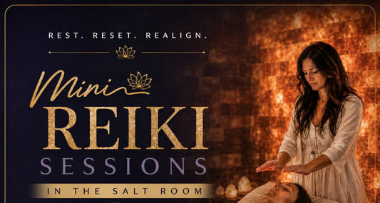 Mini Reiki Sessions in our Salt Room