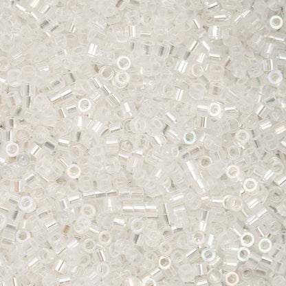 Cylin Bead 11/0 Crystal AB - Alberta Bead Store
