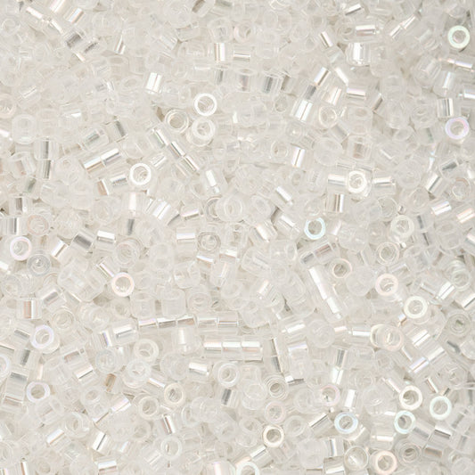 Cylin Bead 11/0 Crystal AB - Alberta Bead Store