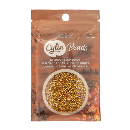 Cylin Bead 11/0 Gold AB - Alberta Bead Store
