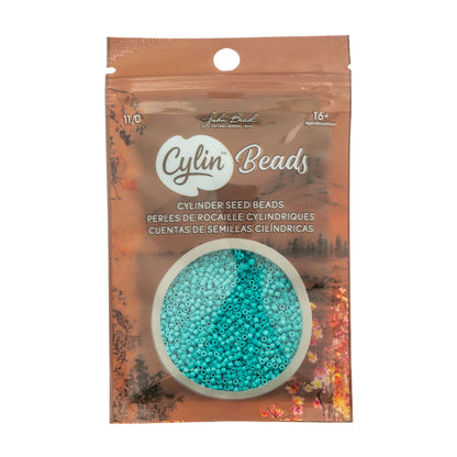 Cylin Bead 11/0 Light Turquoise Green - Alberta Bead Store